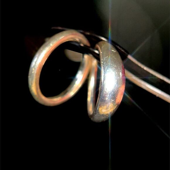 Pandora 925 Concave & Band Ring Set - Picture 9 of 11